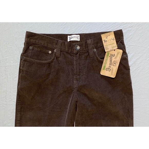 Roebuck & Co Heritage Apparel Slim Straight 5-Pocket Corduroy Pants, Jeans 30X32 - Picture 4 of 7